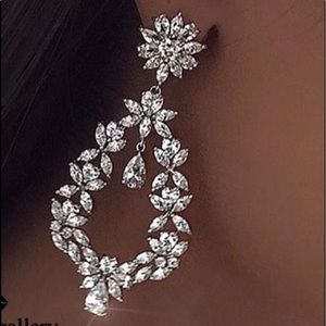 🔥Platinum plated earrings AAA cubic zirconia